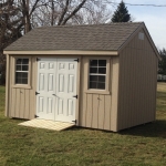 Side entry doors with windows on the sidewalls.